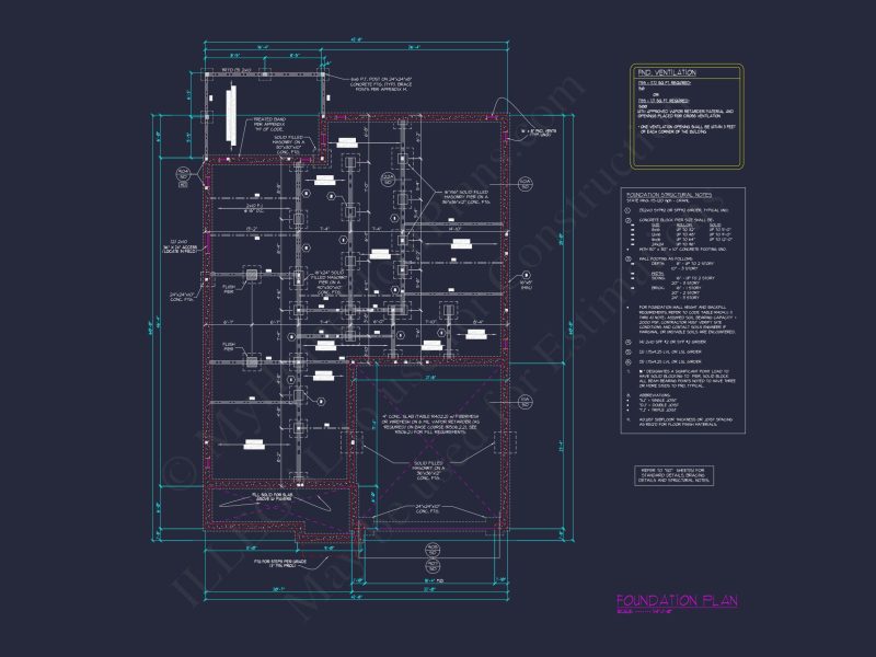 Beautiful house Plan with 2-Story Design, CAD Blueprint