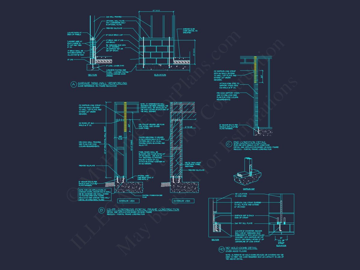 Beautiful house Plan with 2-Story Floor Plan & CAD Designs