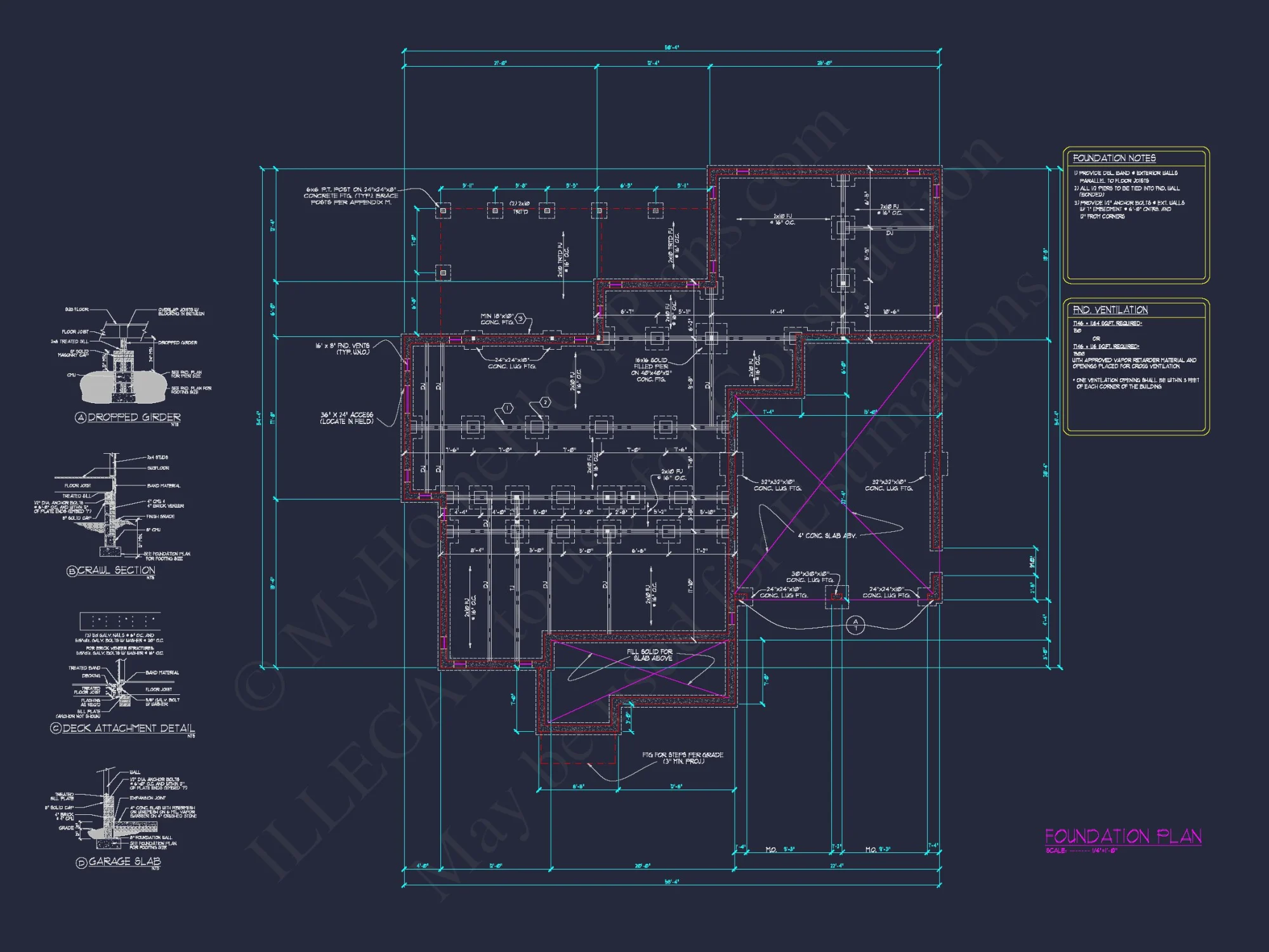 Beautiful house Plan with 2.5 Floors, CAD Designs & Blueprint