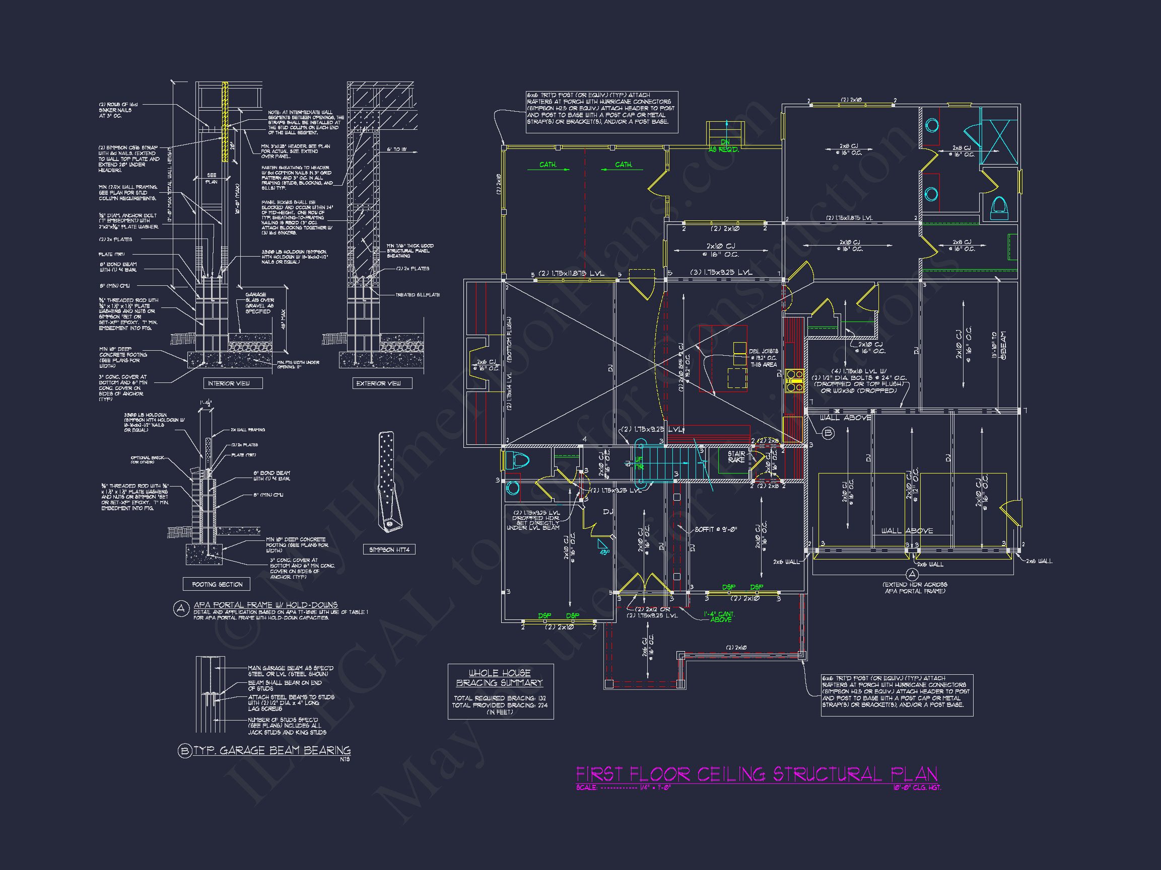 Beautiful house Plan with 2.5 Floors,CAD Designs & Blueprint