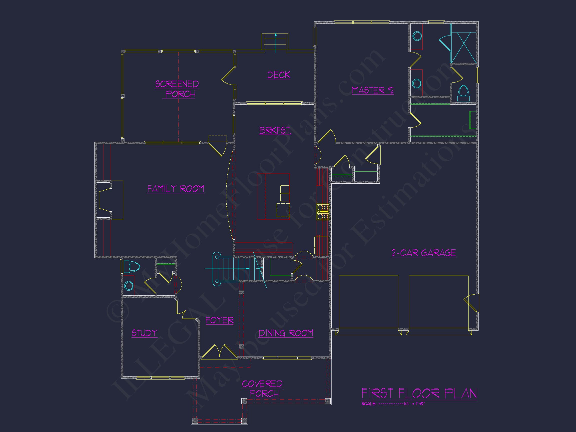 Beautiful house Plan with 2.5 Floors,CAD Designs & Blueprint