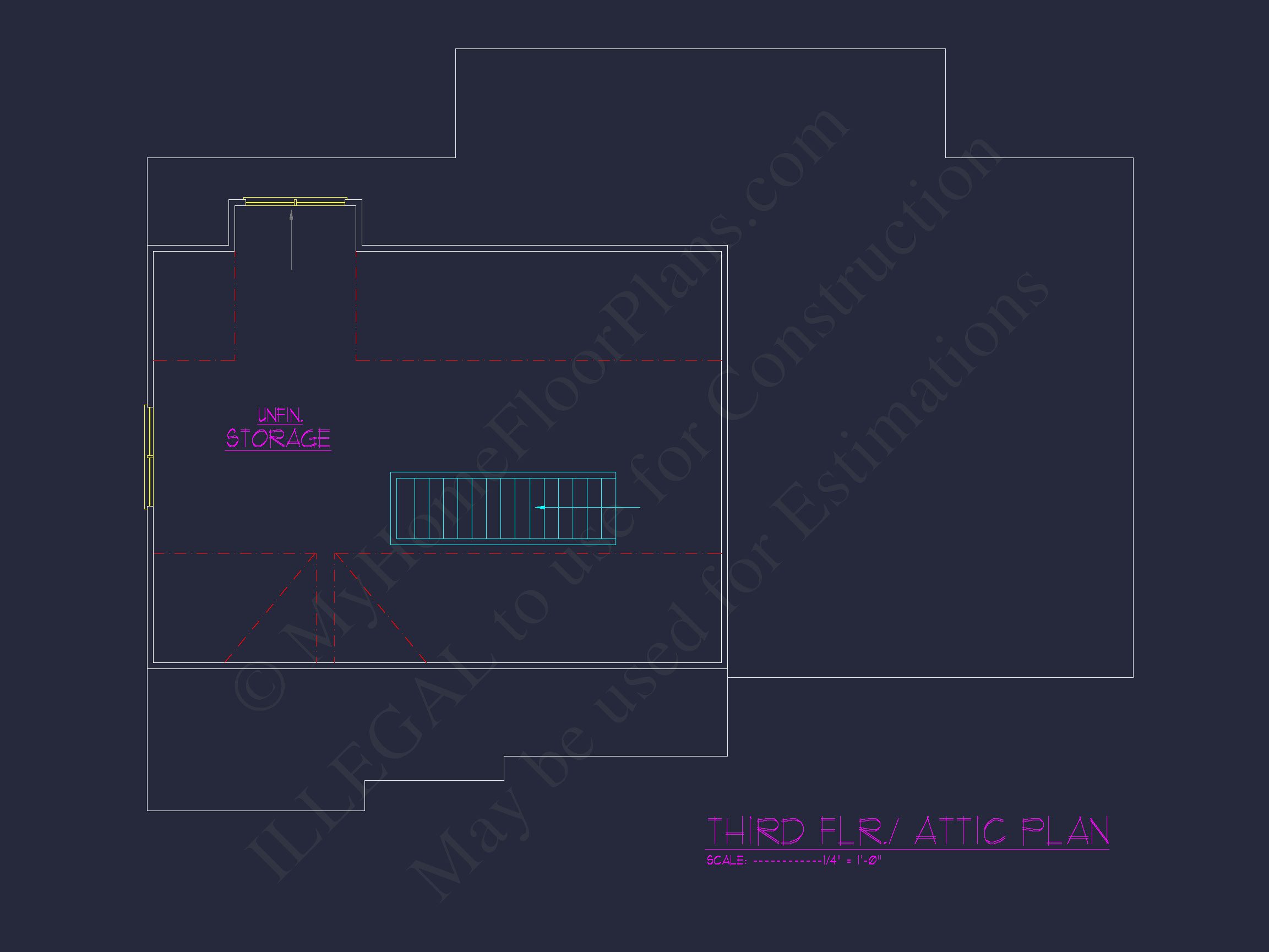 Beautiful house Plan with 2.5 Floors,CAD Designs & Blueprint