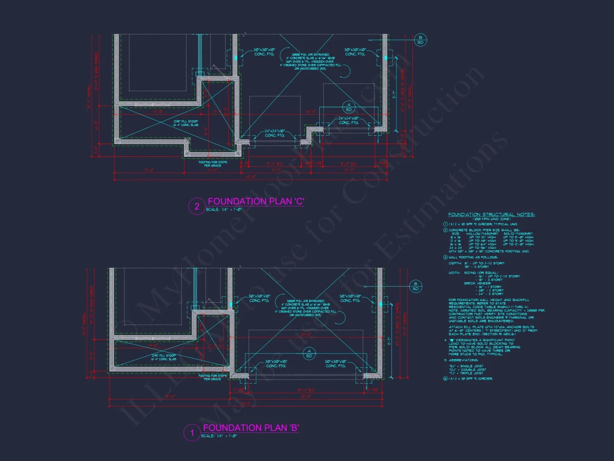 Beautiful house Plan with Architectural Design Blueprints