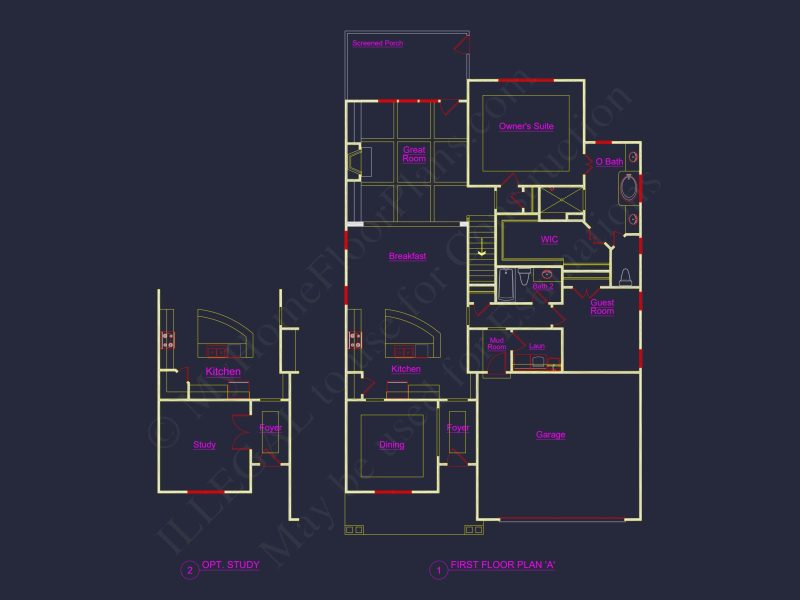 Beautiful house Plan with Architectural Design Blueprints