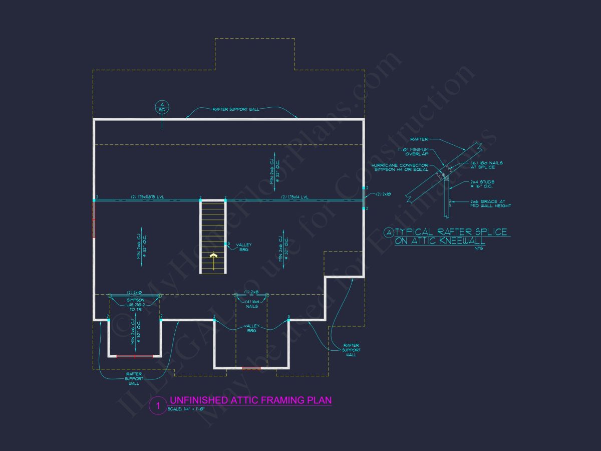 Beautiful house Plan with Architectural Details & CAD Designs