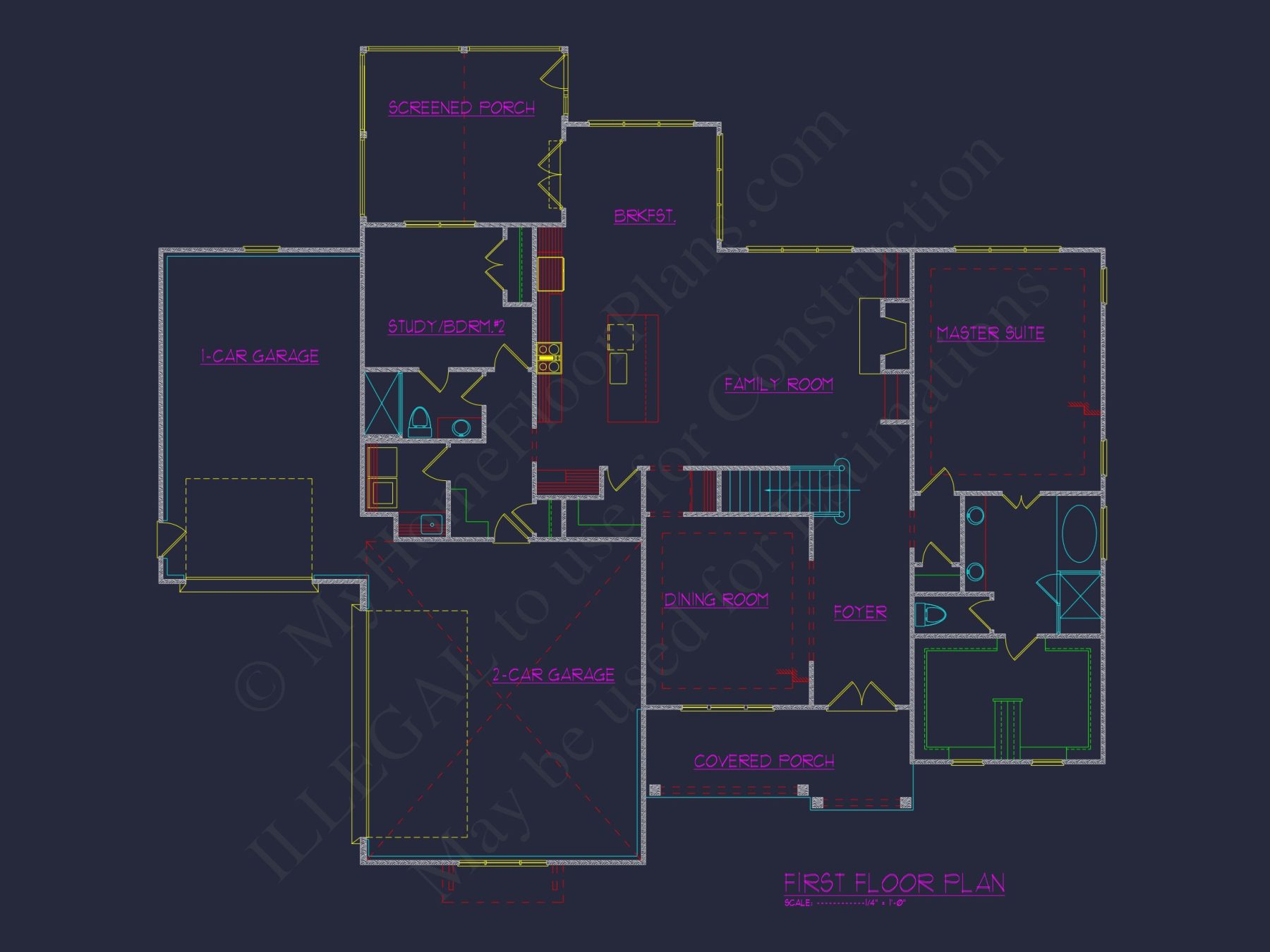Beautiful house Plan with CAD Floor Designs and Blueprint Details