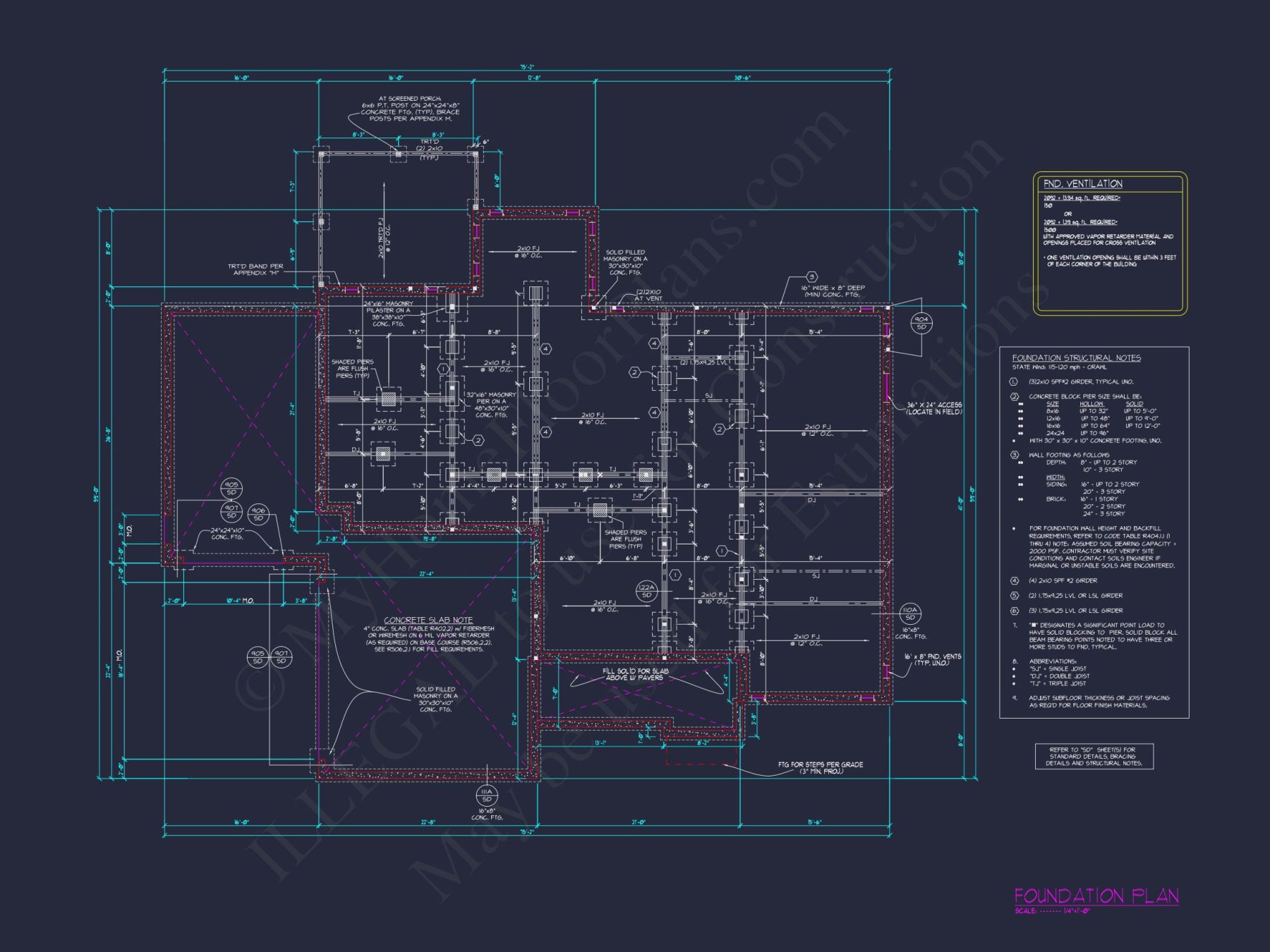 Beautiful house Plan with CAD Floor Designs and Blueprint Details