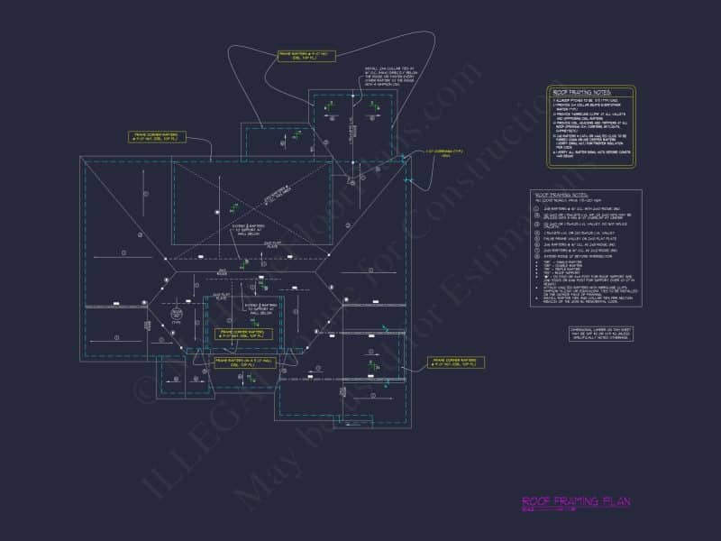 Beautiful house Plan with Detailed Blueprint & CAD Designs