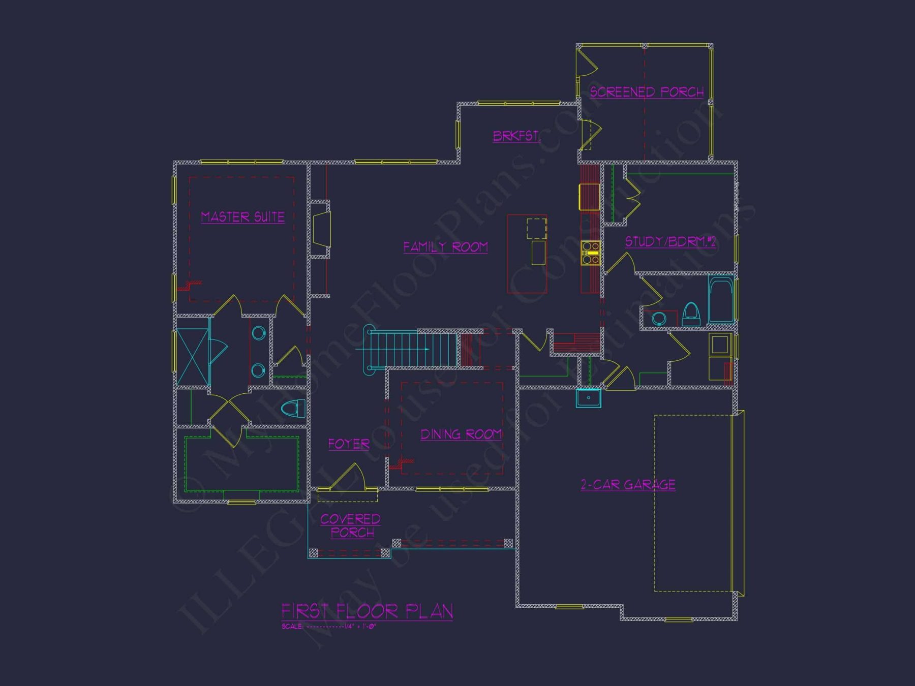 Beautiful house Plan with Detailed Blueprint & CAD Designs