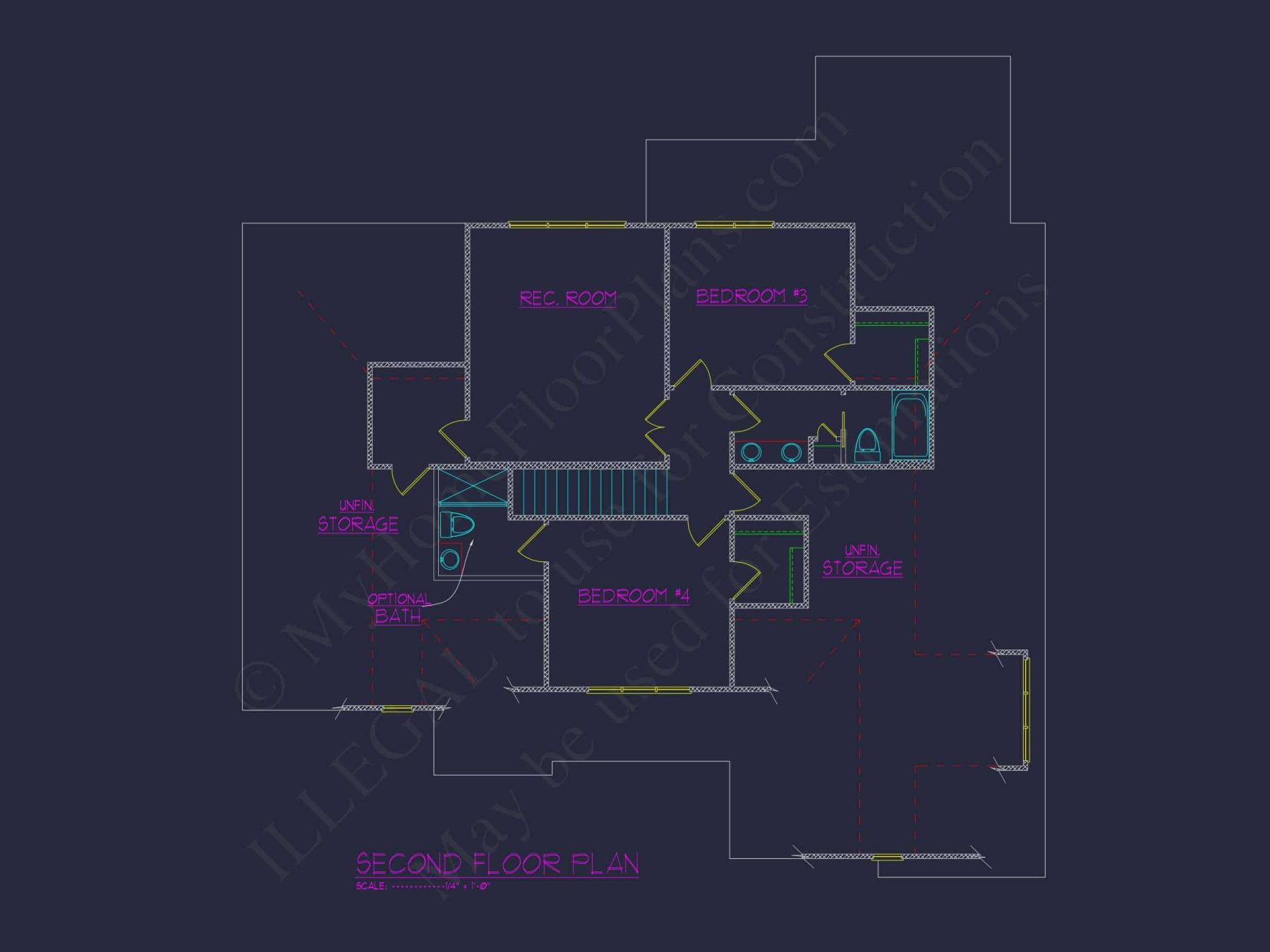 Beautiful house Plan with Detailed Blueprint & CAD Designs