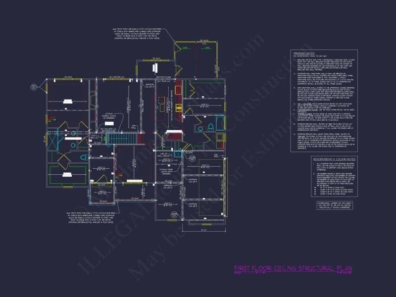 Beautiful house Plan with Detailed Blueprint & CAD Designs