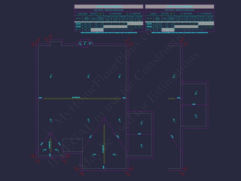 Beautiful house Plan with Detailed CAD Floor Plan and Designs