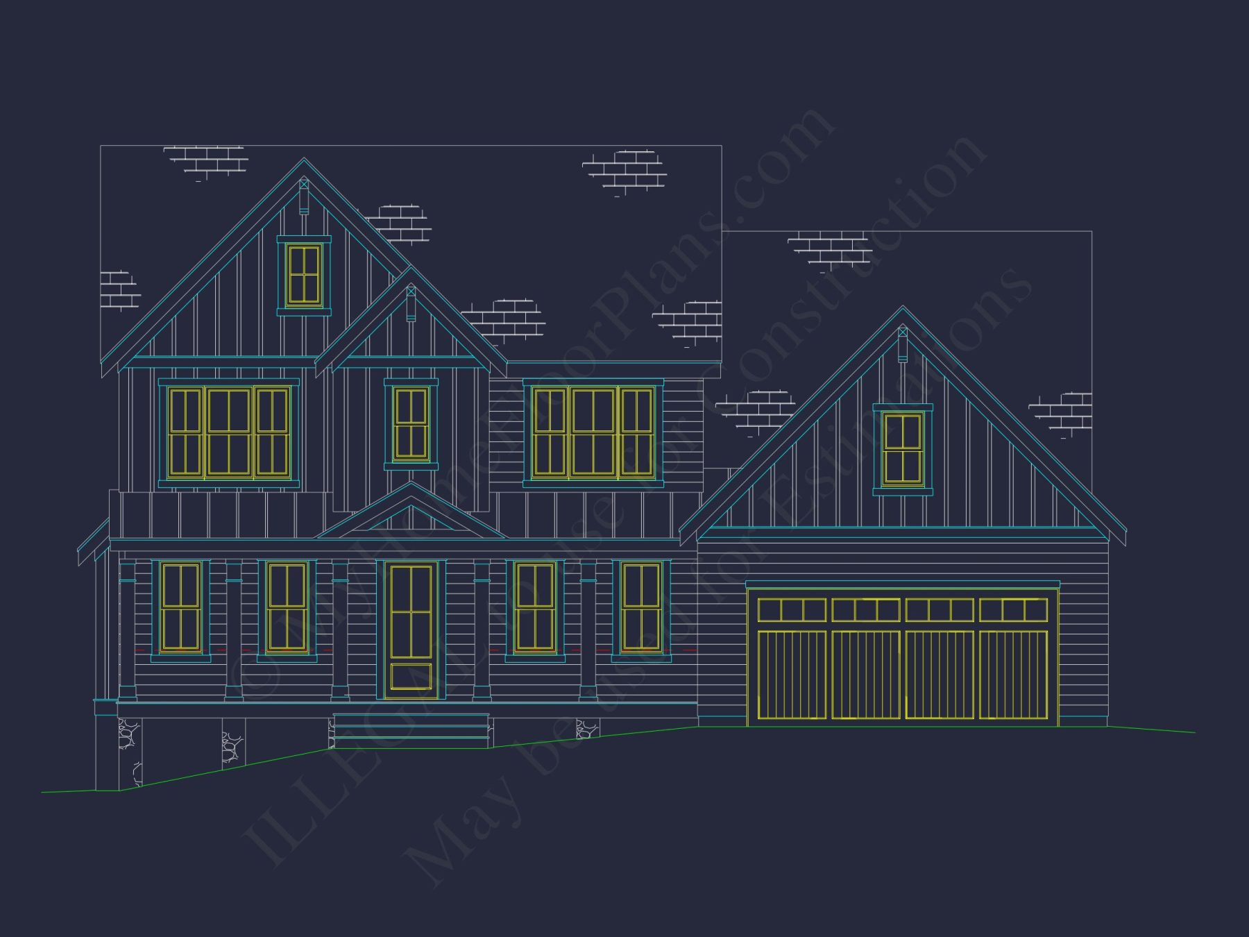 Beautiful Traditional house Floor Plan with CAD Designs