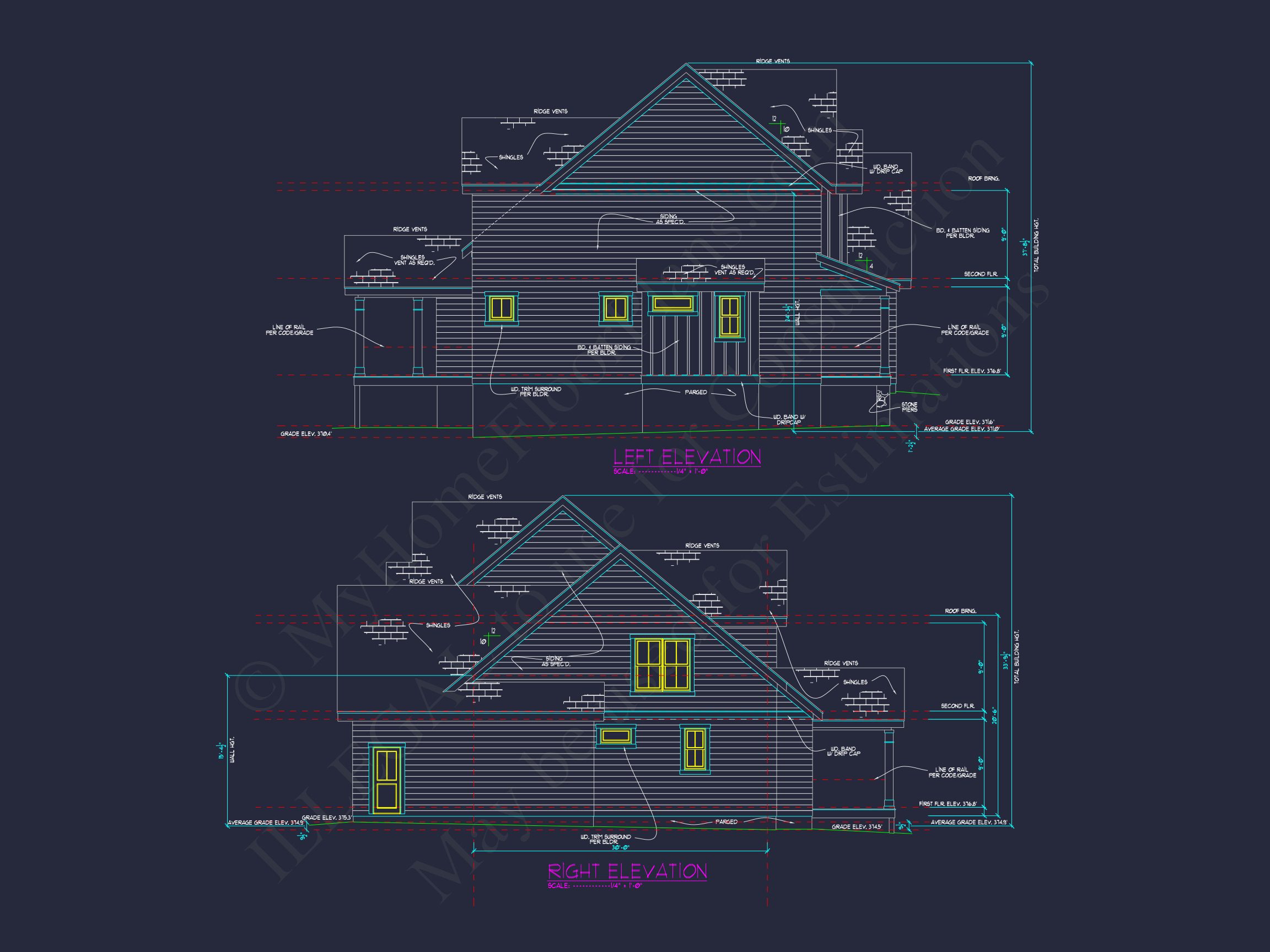 Beautiful Traditional Home Floor Plan with CAD Designs