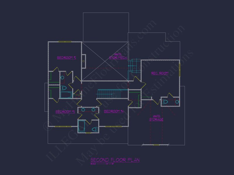 Beautiful Traditional house Floor Plan with CAD Designs
