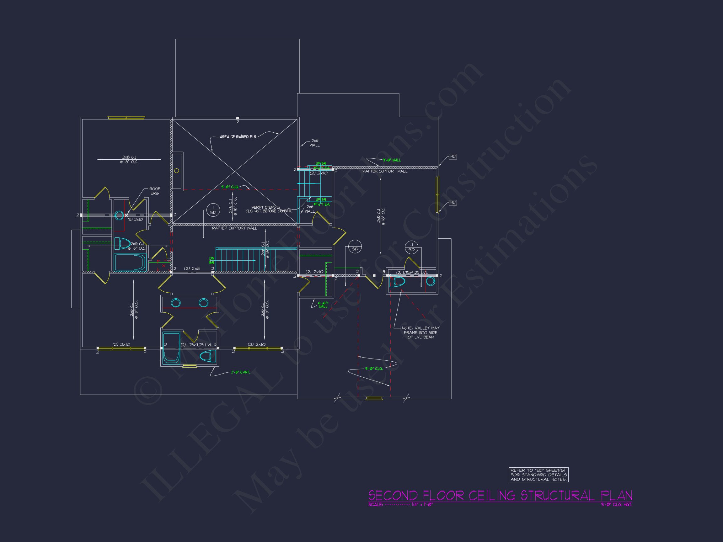 Beautiful Traditional Home Floor Plan with CAD Designs