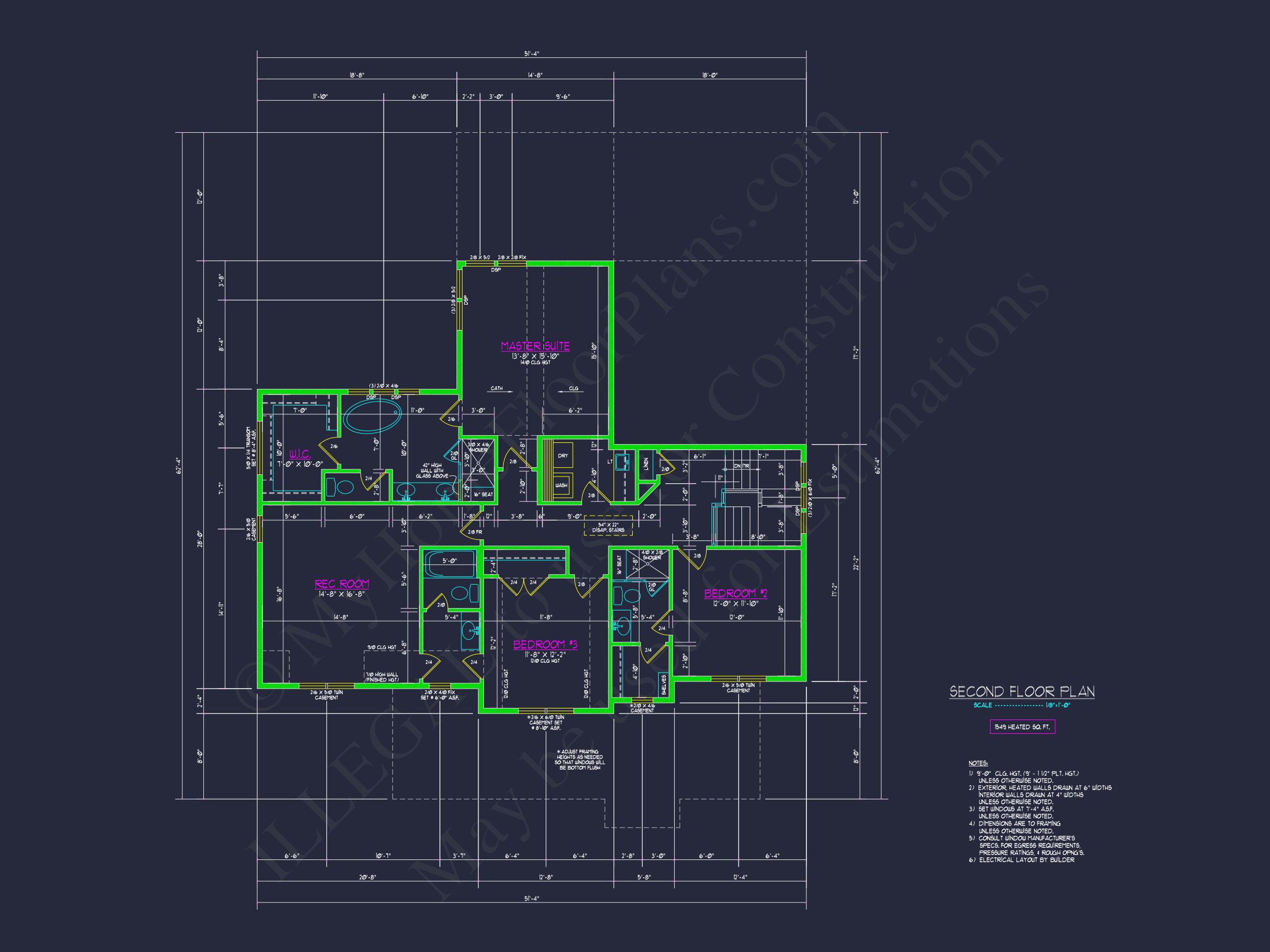 Beautiful Two-Story house Plan with 3 Beds,Garage,and CAD Designs