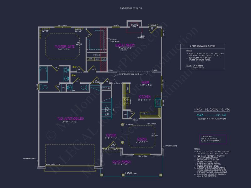Beautiful Two-Story house Plan with CAD Designs and Floor Plans