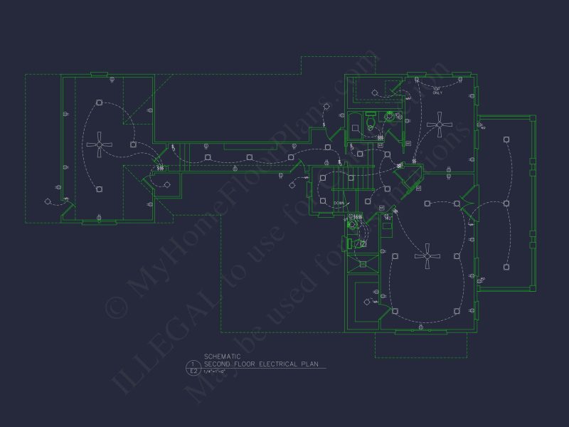Bright Beach house Plan with Detailed Blueprint Design