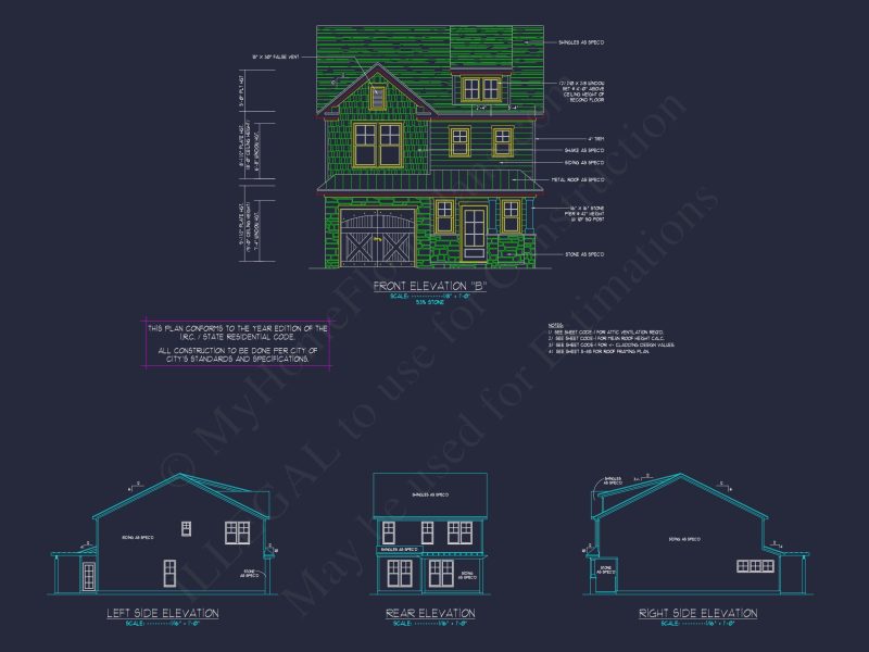 Charming 2-Story Craftsman house Plan
