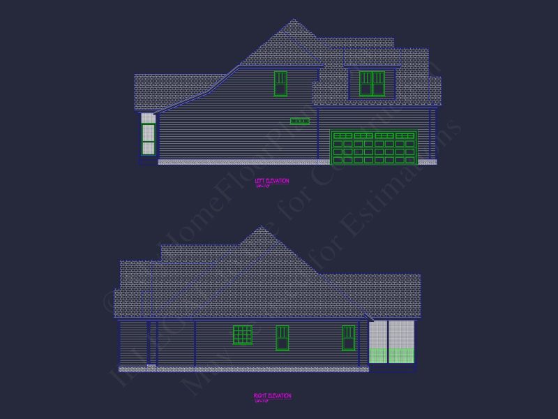 Charming 2-Story Craftsman house Plan with Detailed CAD Designs