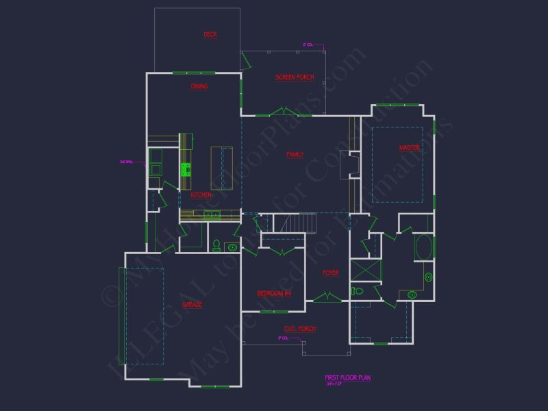 Charming 2-Story Craftsman house Plan with Detailed CAD Designs
