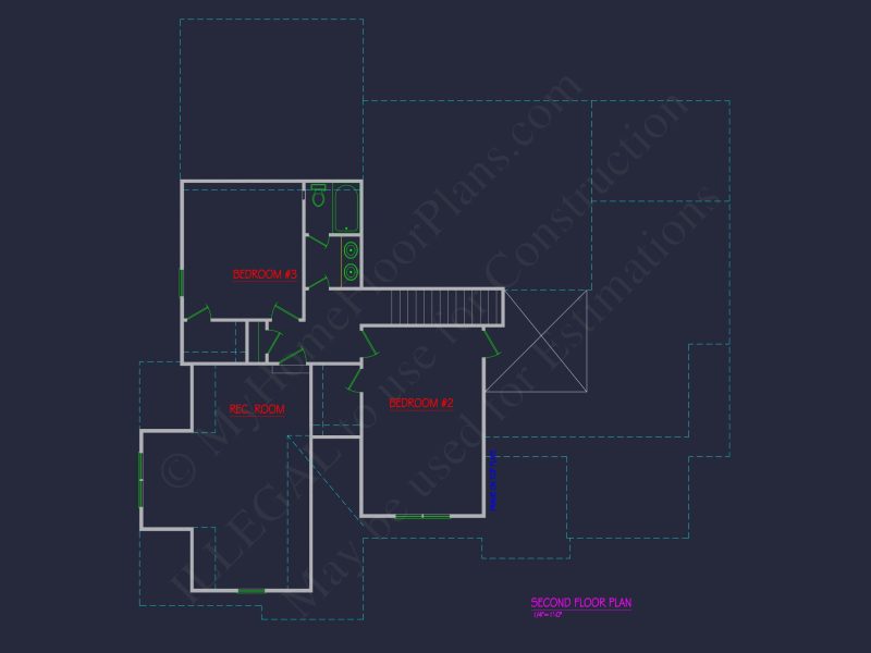 Charming 2-Story Craftsman house Plan with Detailed CAD Designs