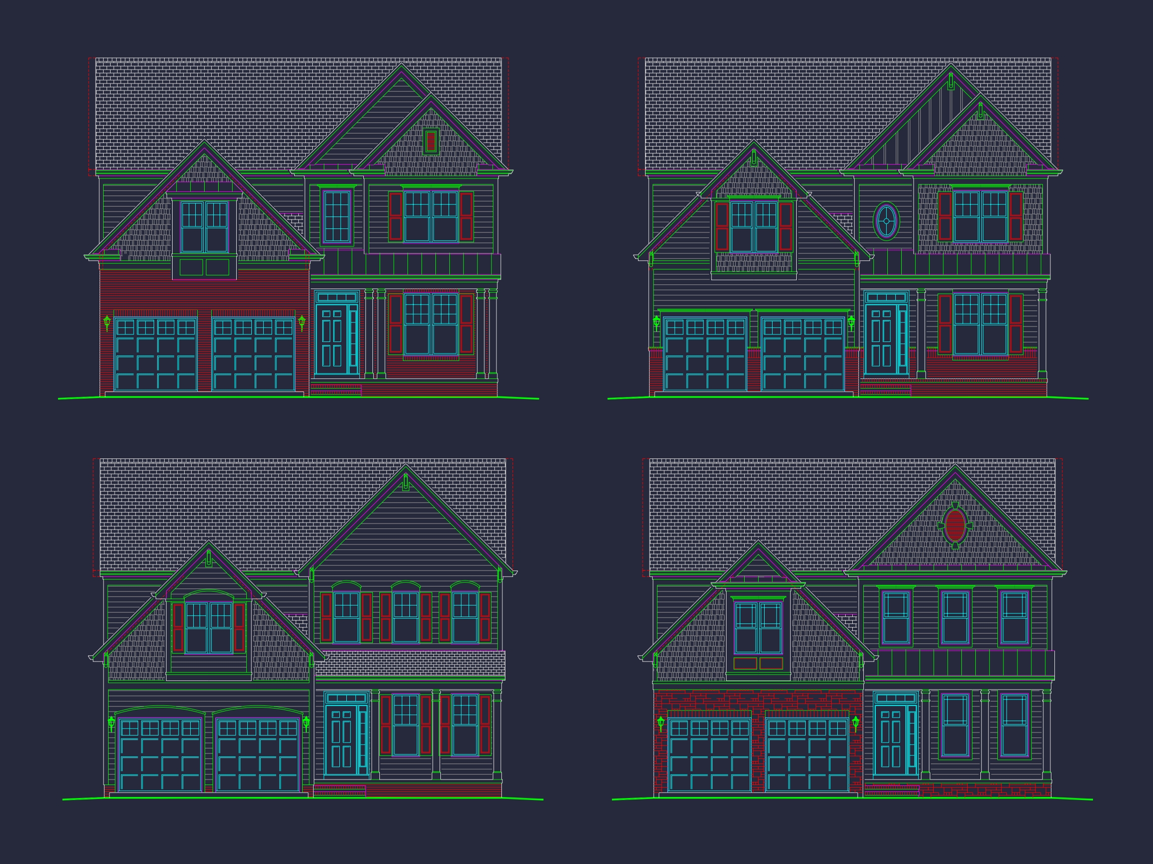 Charming 2-Story Craftsman Home Plan with Spacious Layout & CAD Designs