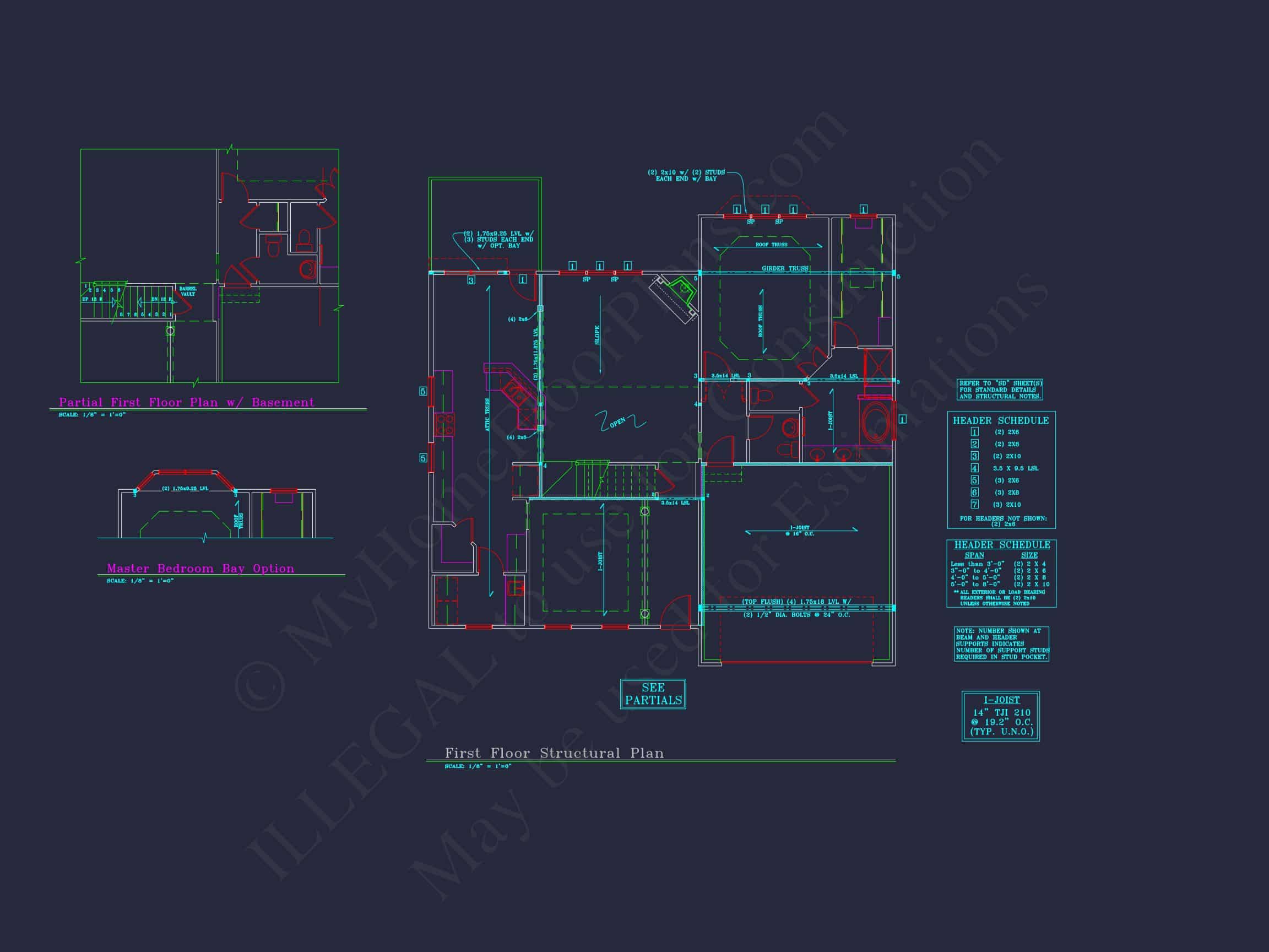 Charming 2-Story house Plan with 4 Bedrooms and CAD Designs