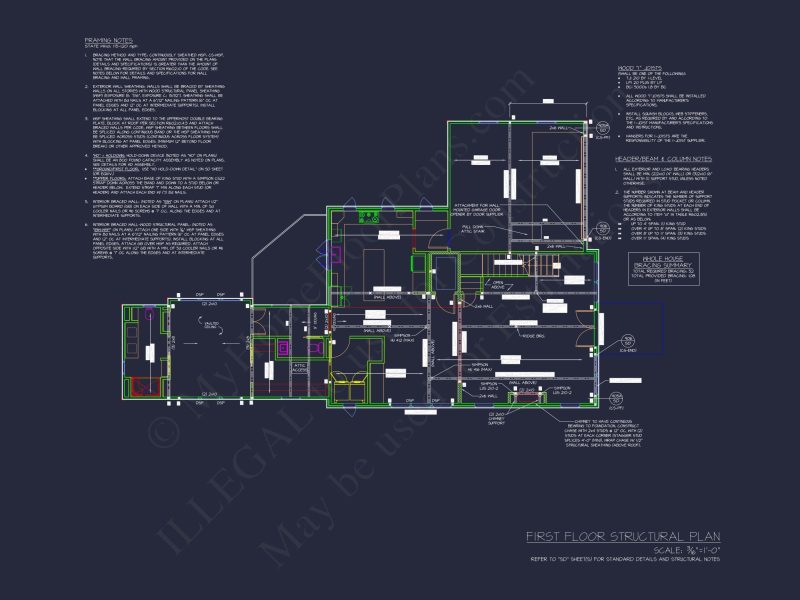 Charming 2-Story house Plan with CAD Blueprint and Open Design