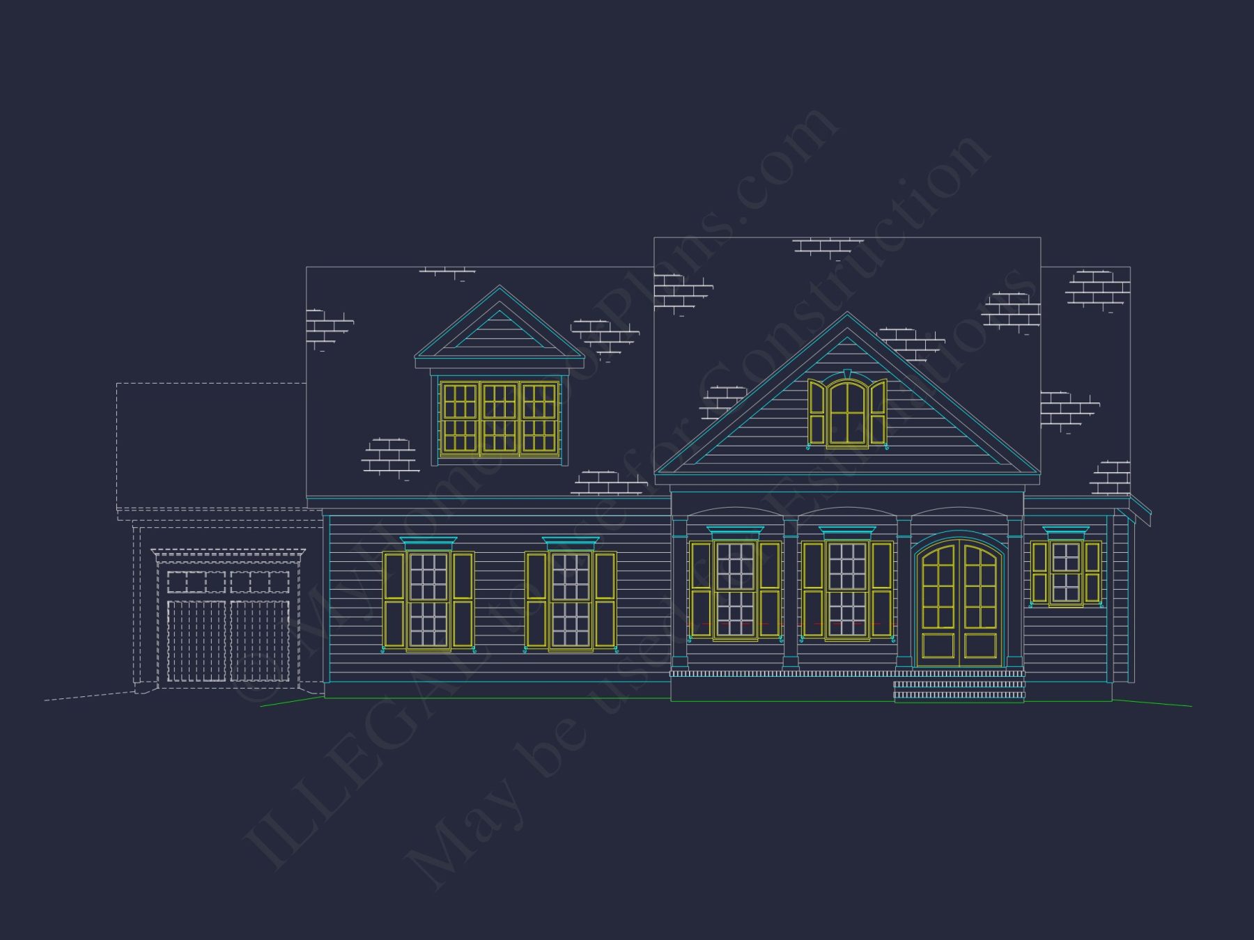 Charming 2-Story house Plan with CAD Designs & Blueprints
