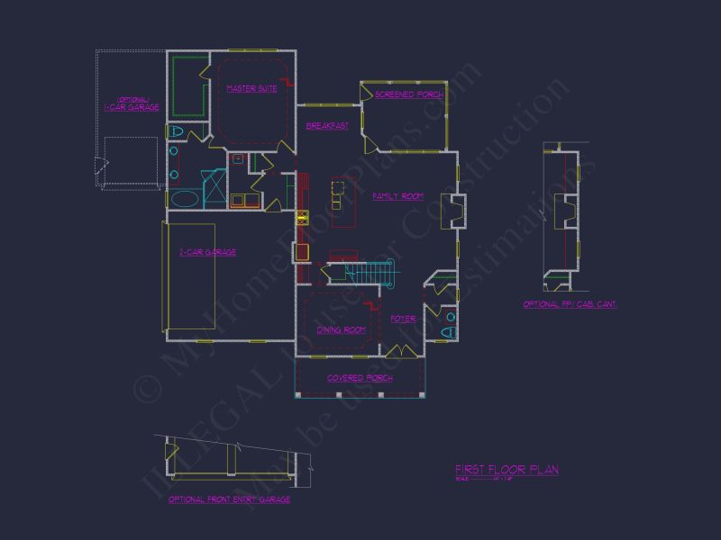 Charming 2-Story house Plan with CAD Designs & Blueprints