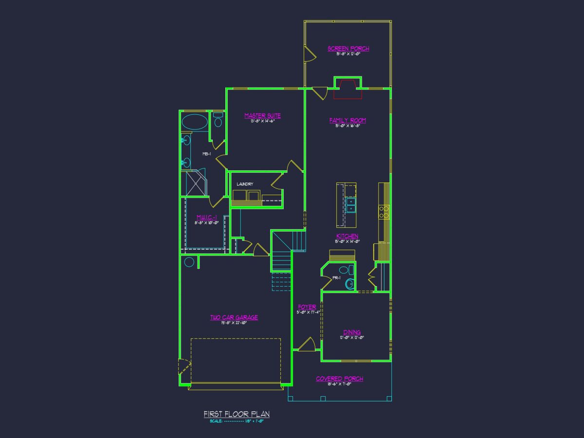 Charming 2-Story house Plan with CAD Designs and Blueprints