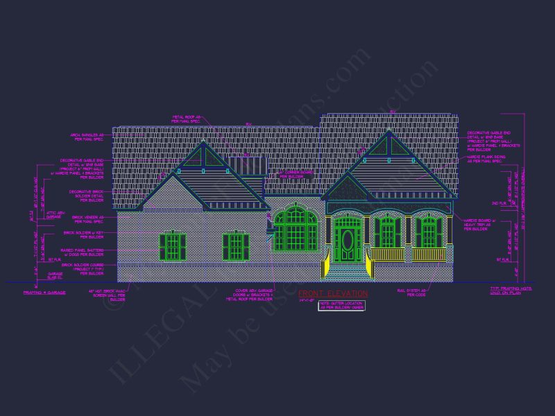 Charming 2-Story house Plan with CAD Designs and Features