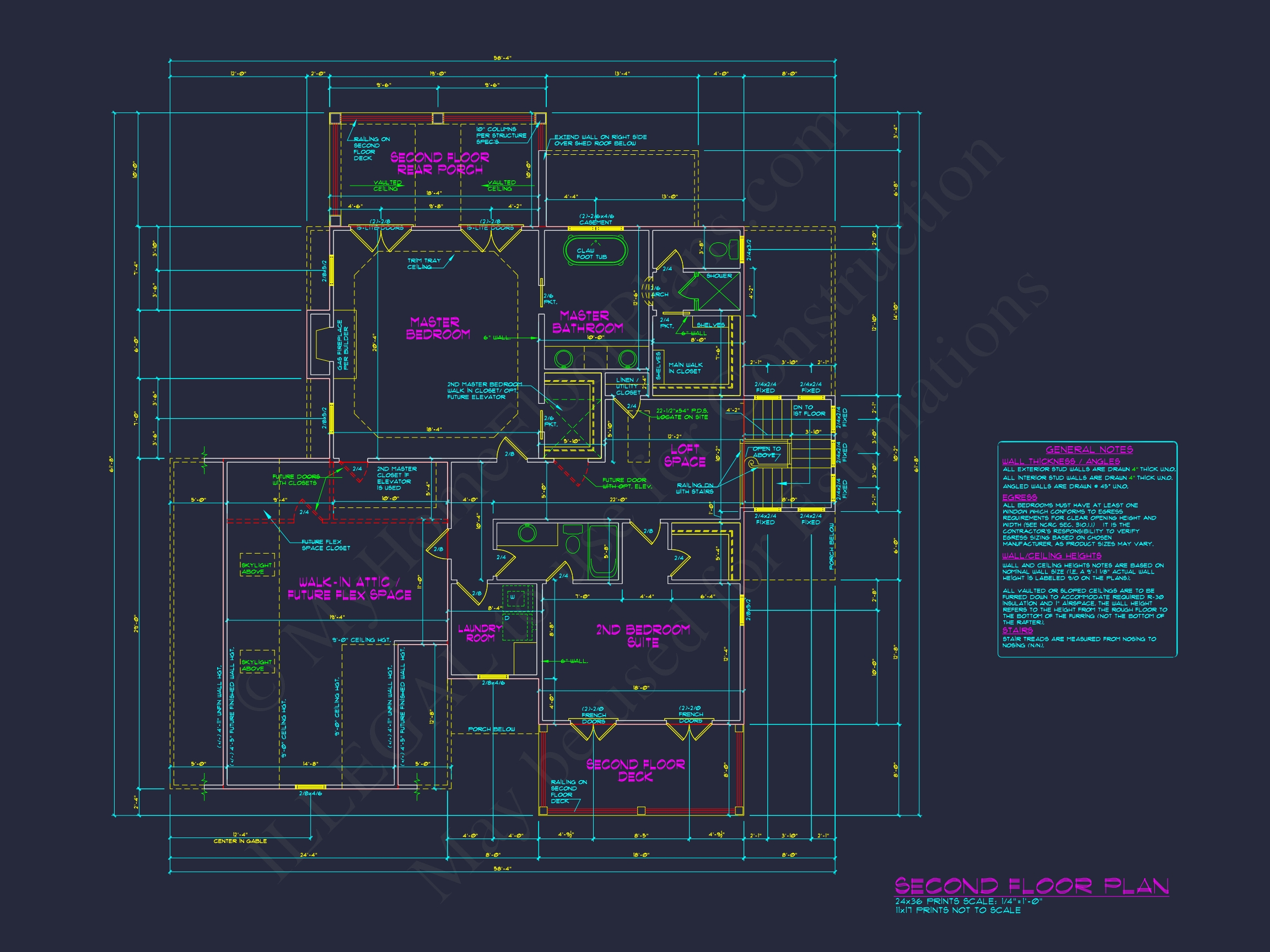 Charming 2-Story Home Plan with Spacious CAD Blueprint Designs