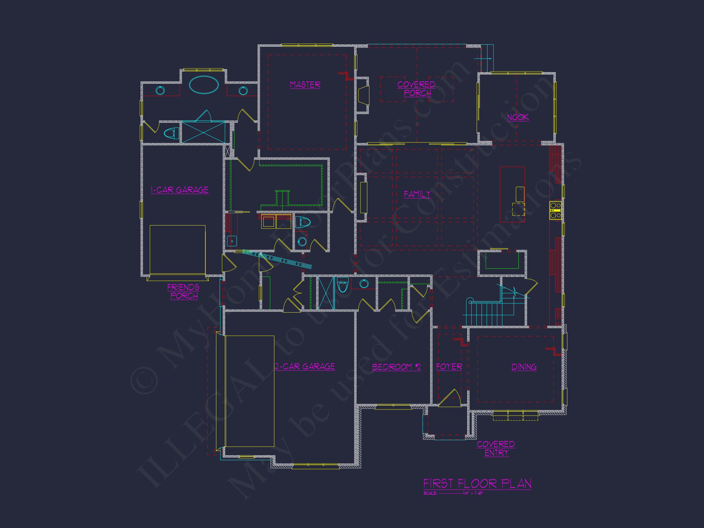 Charming 2-Story house Plan with Spacious Floor Plan and Modern Designs