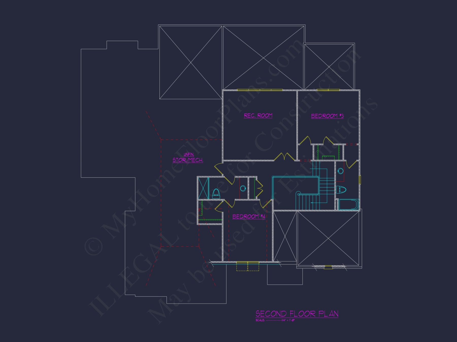 Charming 2-Story house Plan with Spacious Floor Plan and Modern Designs