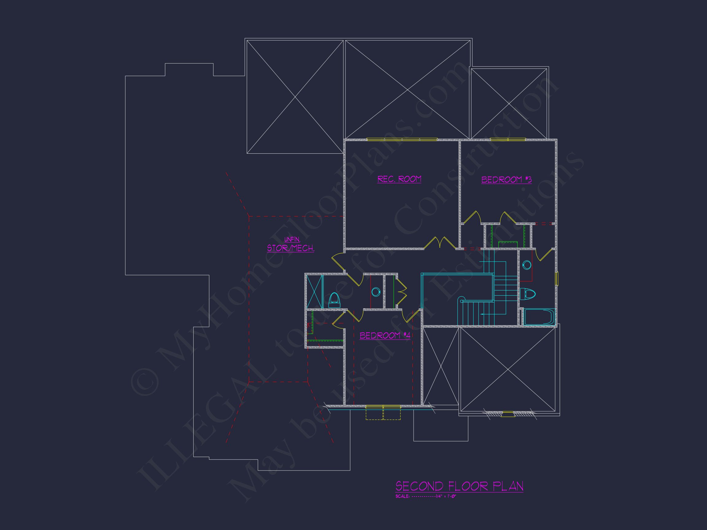 Charming 2-Story house Plan with Spacious Floor Plan and Modern Designs