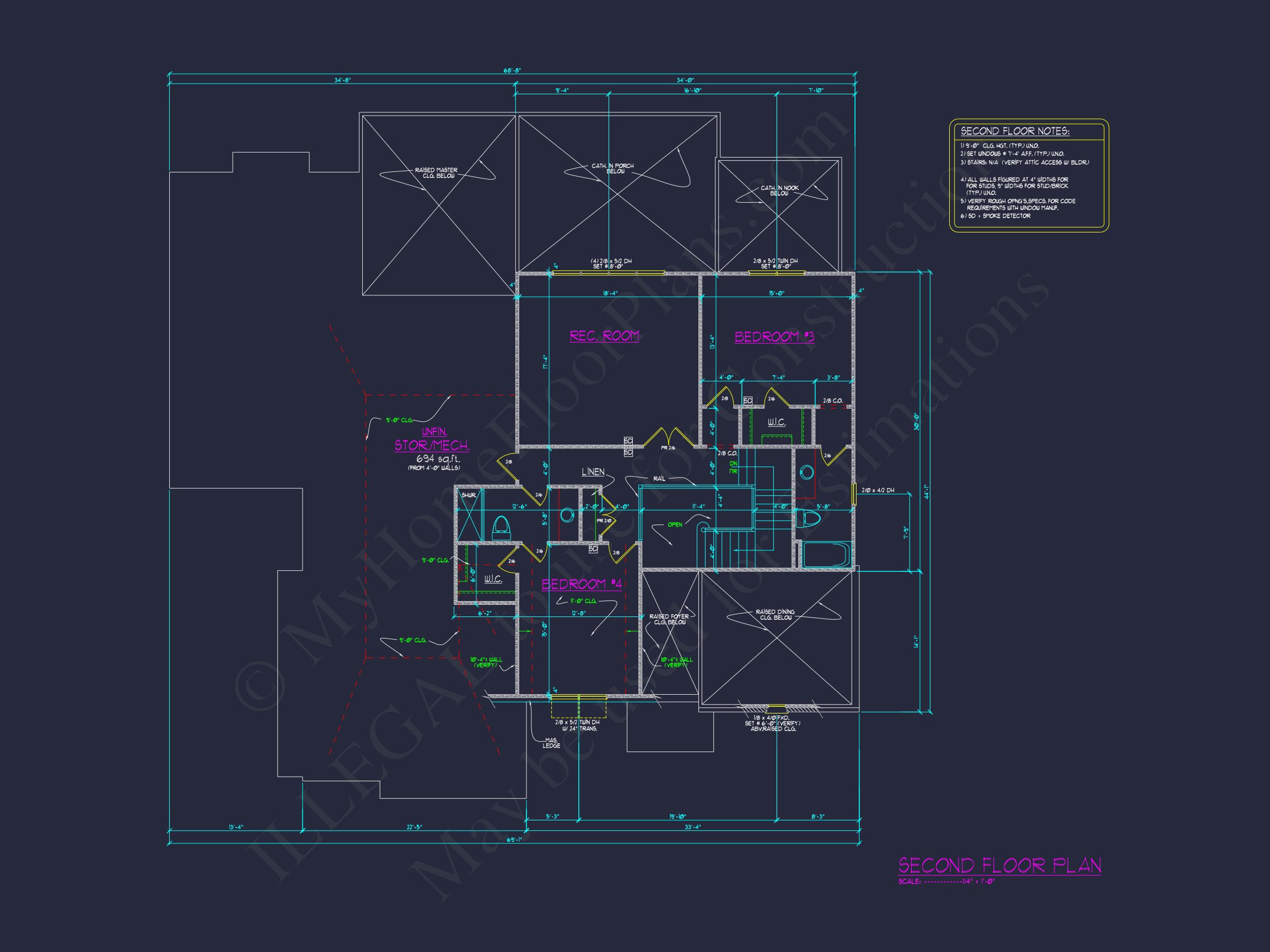 Charming 2-Story house Plan with Spacious Floor Plan and Modern Designs