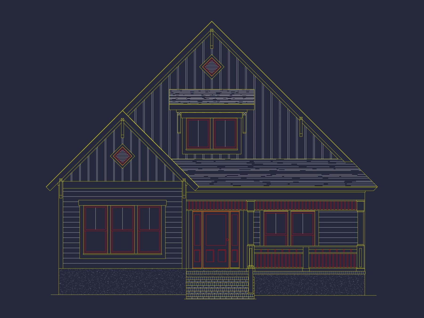 Charming 3-Bed Cottage house Plan & Blueprint Designs