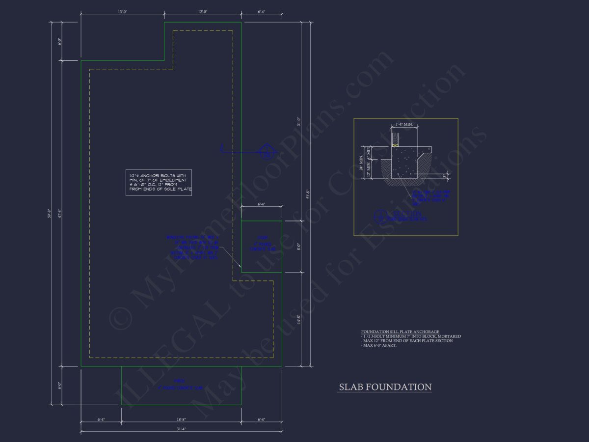 Charming 4-Bedroom Craftsman house Plan with CAD Blueprint