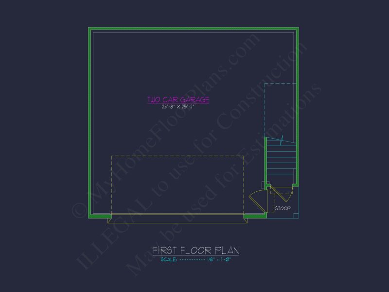 Charming Architectural house Plan with CAD and 2 Floors