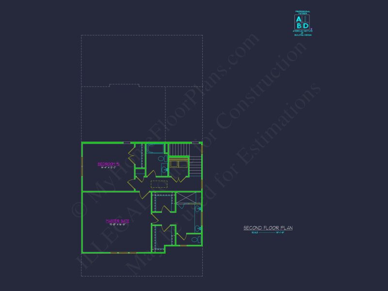 Charming Architectural house Plan with CAD and 2 Floors