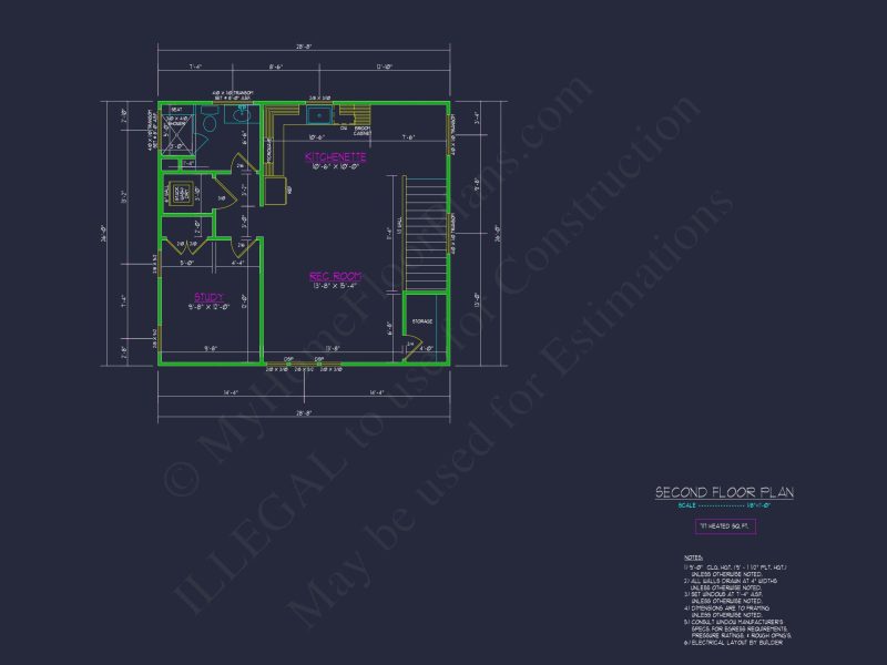 Charming Architectural house Plan with CAD and 2 Floors