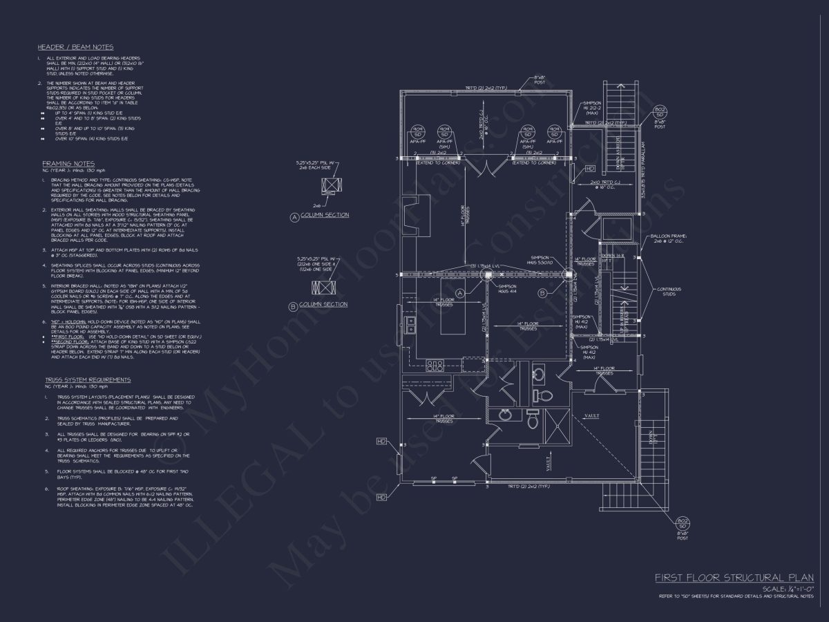 Charming Coastal house Plan with CAD Blueprint and Designs