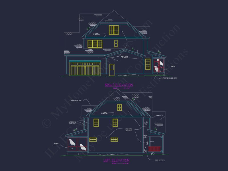 Charming Colonial Farmhouse house Plan with Spacious Floor Designs