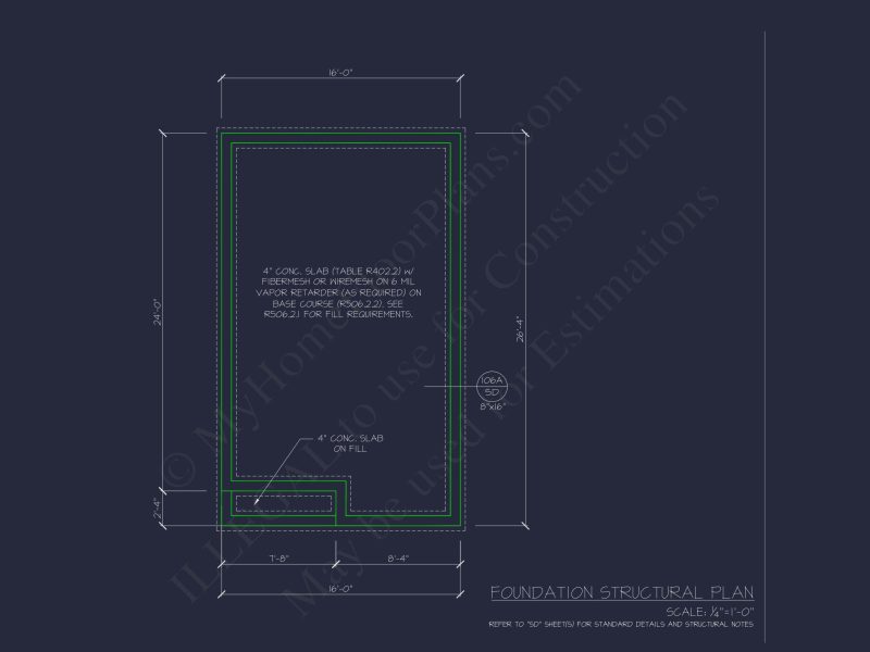 Charming Cottage-Style Floor Plan with CAD Blueprints