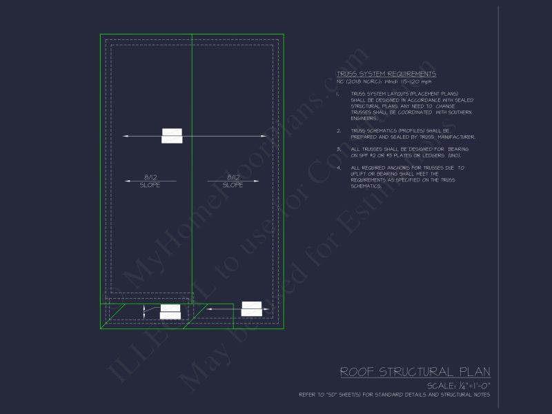 Charming Cottage-Style Floor Plan with CAD Blueprints
