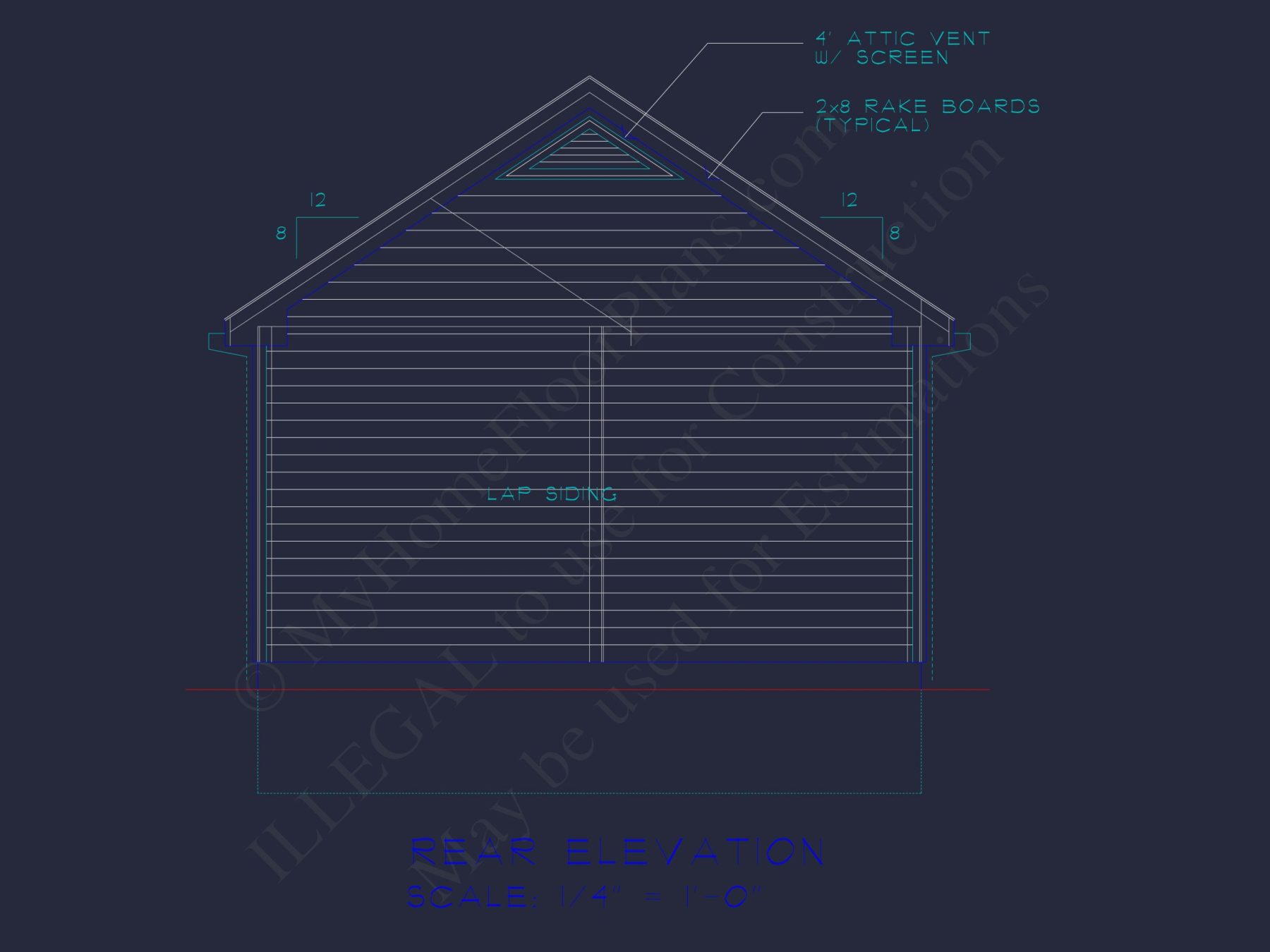 Charming Cottage-Style Floor Plan with CAD Blueprints