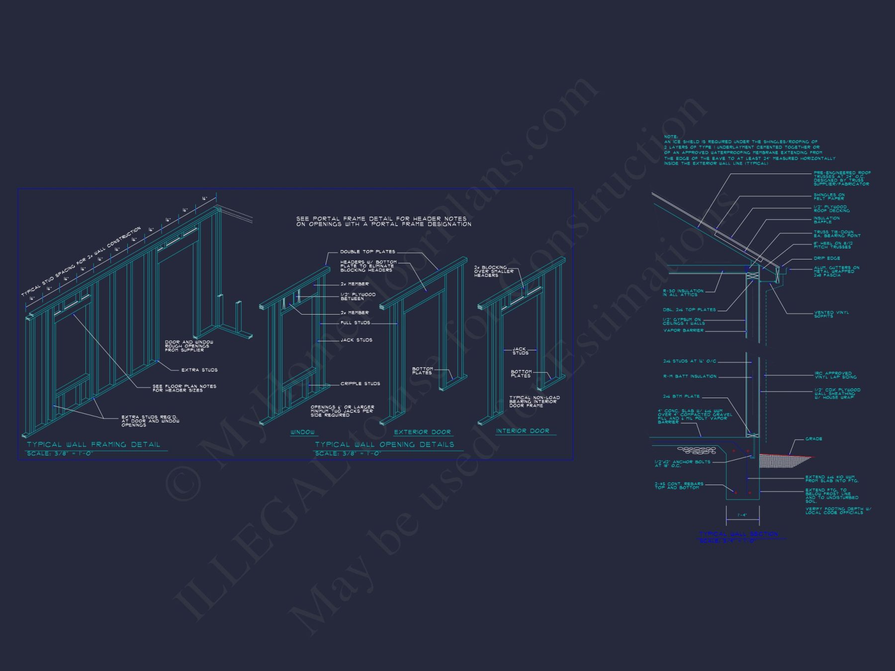 Charming Cottage-Style Floor Plan with CAD Blueprints